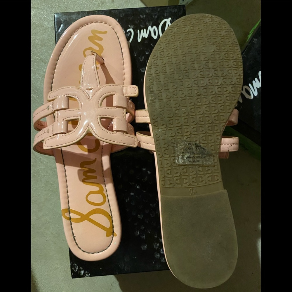 Sam Edelman Sandals size 7.5 women worn TWICE.  like new
